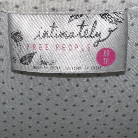 Intimately Free People Voile and Lace Trapeze White Mini Dress Size XS - Picture 4 of 12
